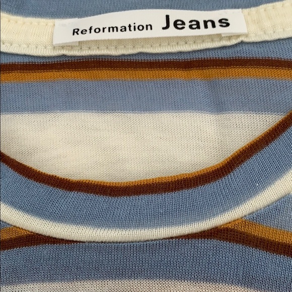 Reformation Alex Holloway Stripe slim tee - Picture 4 of 4